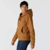 Casaco Active Jac feminino, de tecido de algodão lavado, pesado e com isolamento térmico