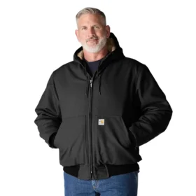 Casaco Active Jacket para homem, corte largo, em tecido de algodão e linho, com isolamento térmico - Casacos resistentes ao fogo