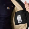 Casaco Active Jacket para homem, corte largo, em tecido de algodão e linho, com isolamento térmico - Casacos resistentes ao fogo