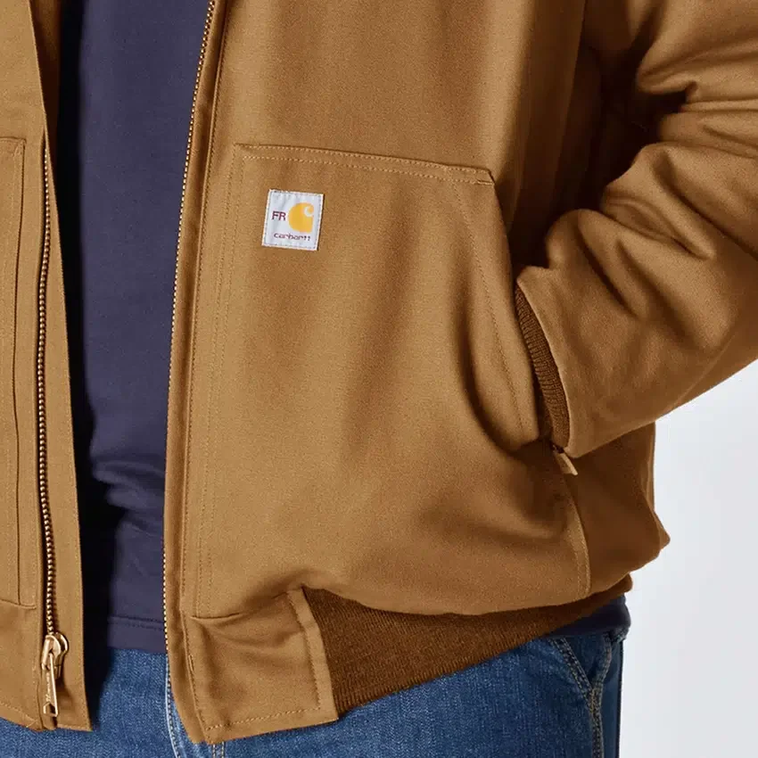 Casaco Active Jacket para homem, corte largo, em tecido de algodão e linho, com isolamento térmico - Casacos resistentes ao fogo