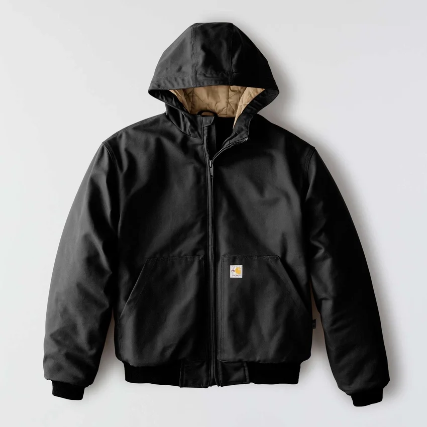 Casaco Active Jacket para homem, corte largo, em tecido de algodão e linho, com isolamento térmico - Casacos resistentes ao fogo