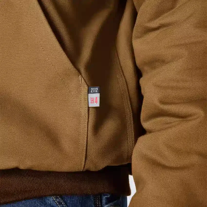 Casaco Active Jacket para homem, corte largo, em tecido de algodão e linho, com isolamento térmico - Casacos resistentes ao fogo