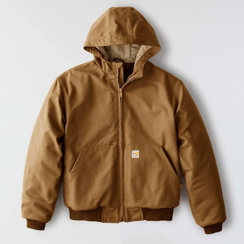 Casaco Active Jacket para homem, corte largo, em tecido de algodão e linho, com isolamento térmico - Casacos resistentes ao fogo