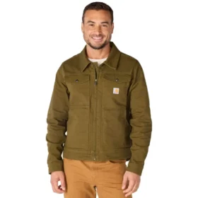 Casaco Berwick em Duck Canvas para homem, corte descontraído e tecido Rugged Flex