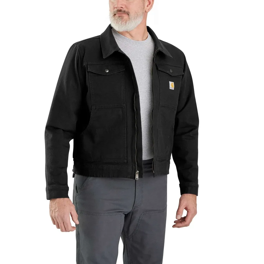 Casaco Berwick em Duck Canvas para homem, corte descontraído e tecido Rugged Flex