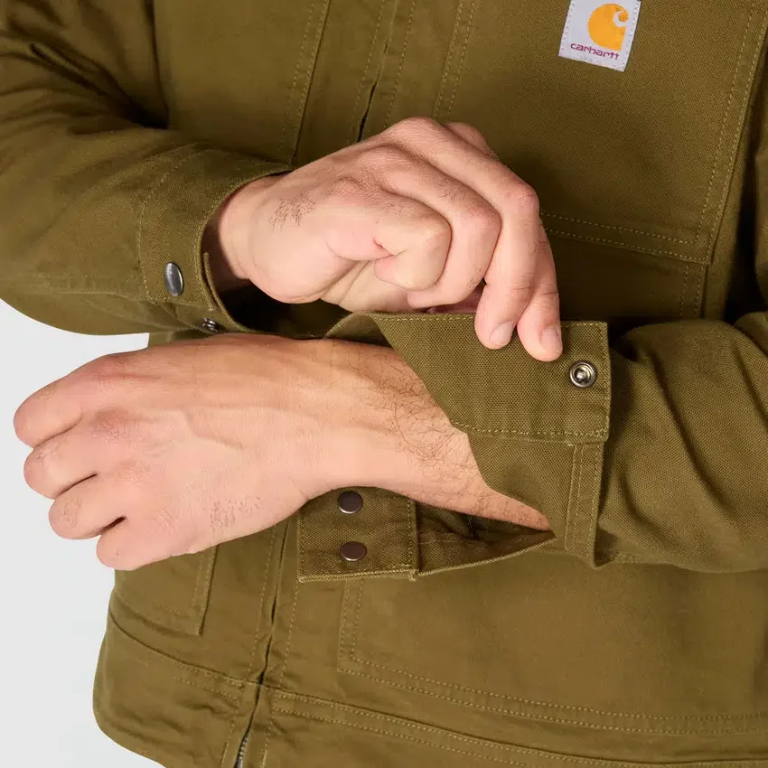 Casaco Berwick em Duck Canvas para homem, corte descontraído e tecido Rugged Flex