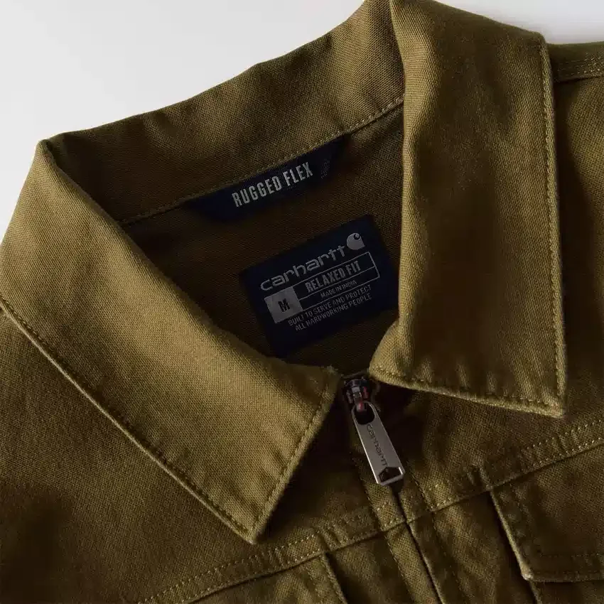 Casaco Berwick em Duck Canvas para homem, corte descontraído e tecido Rugged Flex