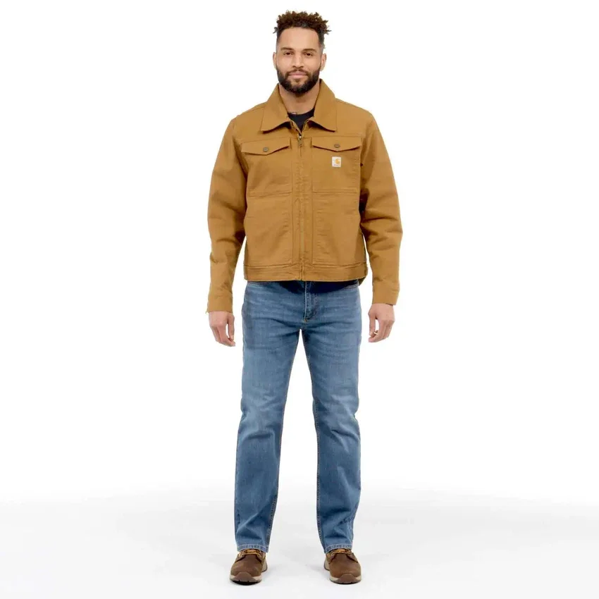 Casaco Berwick em Duck Canvas para homem, corte descontraído e tecido Rugged Flex