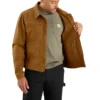 Casaco Berwick em Duck Canvas para homem, corte descontraído e tecido Rugged Flex