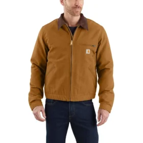 Casaco carhartt J01 «Detroit Jacket» para homem, icónico, com forro de manta de pato