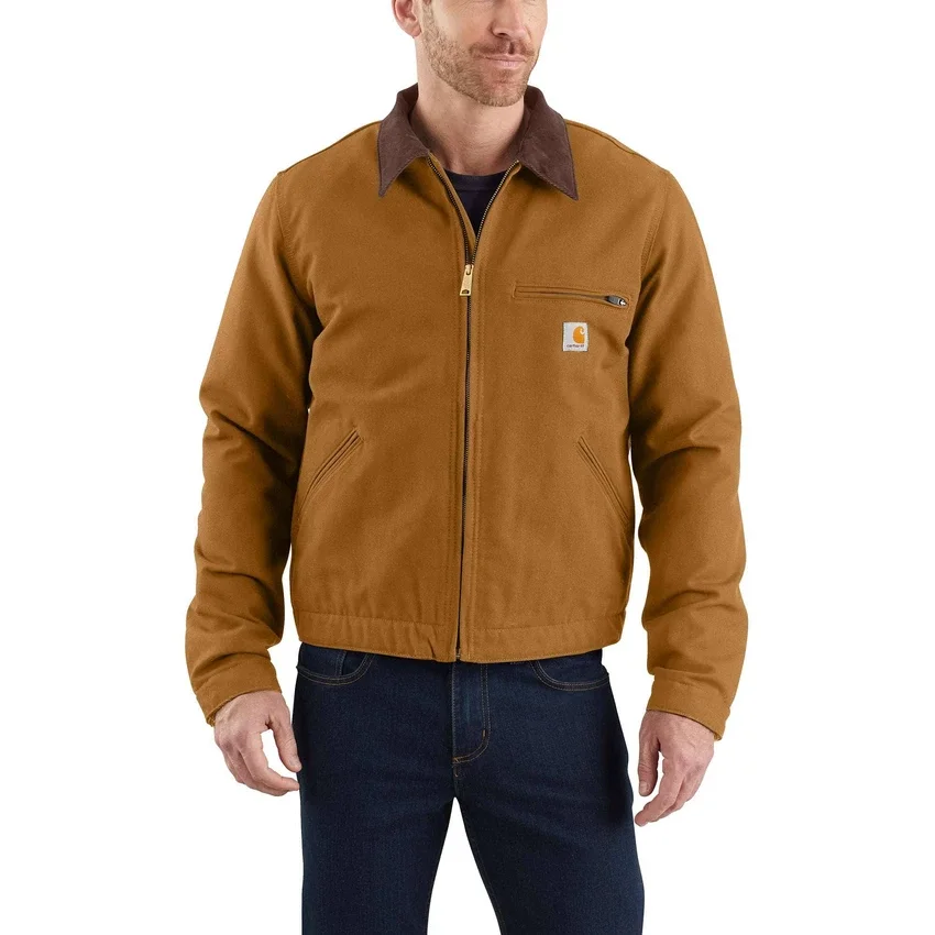 Casaco carhartt J01 «Detroit Jacket» para homem, icónico, com forro de manta de pato