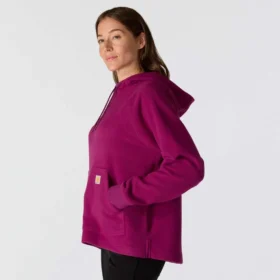 Casaco com capuz em velo oversized Force Quick-Dry para mulher