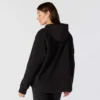 Casaco com capuz em velo oversized Force Quick-Dry para mulher