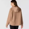 Casaco com capuz em velo oversized Force Quick-Dry para mulher