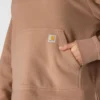 Casaco com capuz em velo oversized Force Quick-Dry para mulher