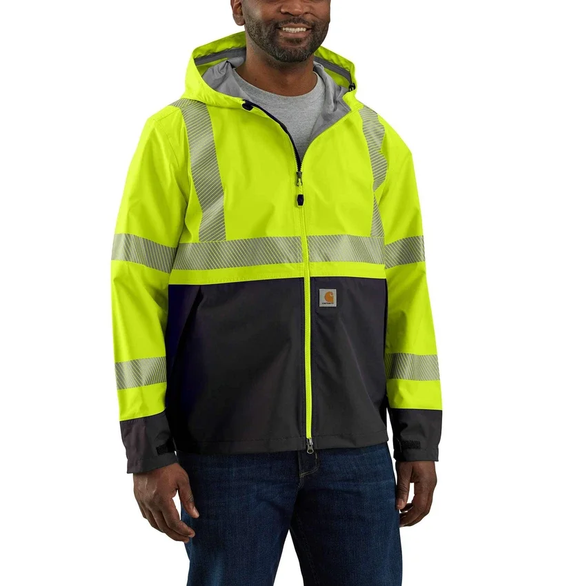Casaco de chuva impermeável de alta visibilidade Classe 3 Portsmouth para homem: Casaco Storm Defender
