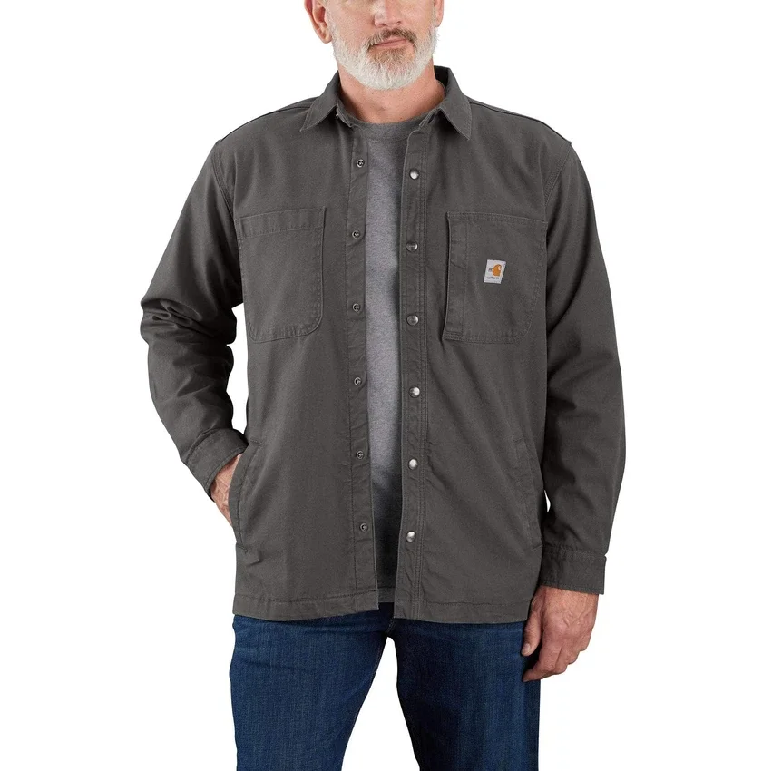 Casaco de lona Fr Rigby para homem - Camisas resistentes ao fogo