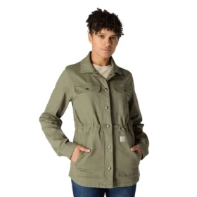 Casaco de lona respirável Tencel™ para mulher