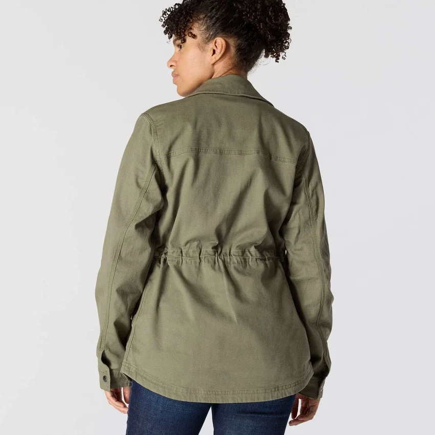 Casaco de lona respirável Tencel™ para mulher