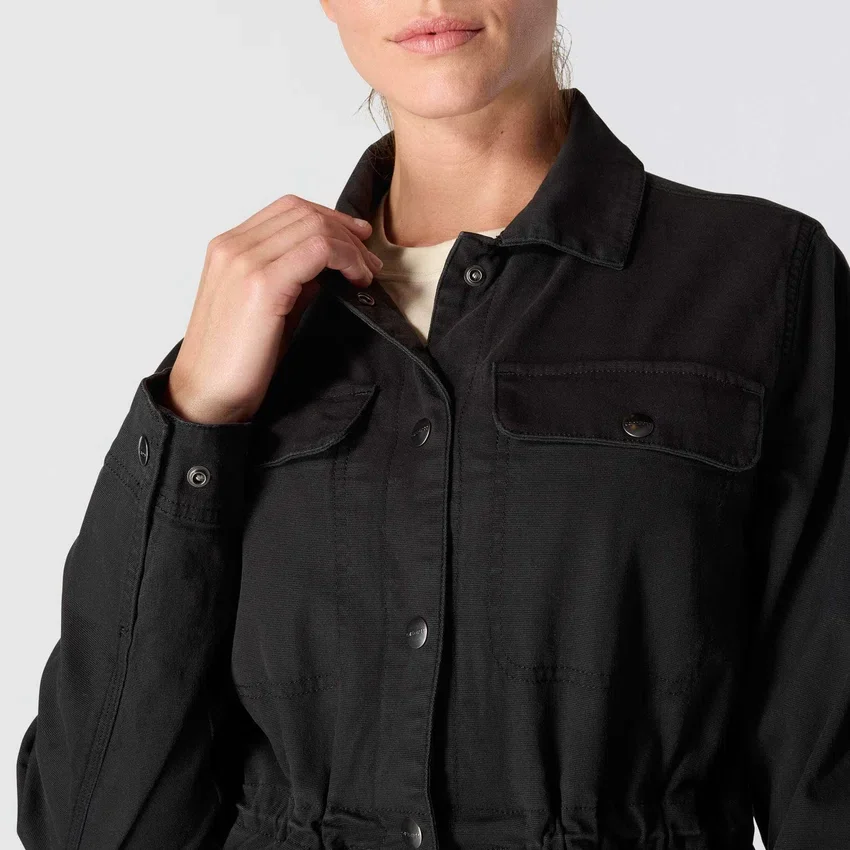 Casaco de lona respirável Tencel™ para mulher