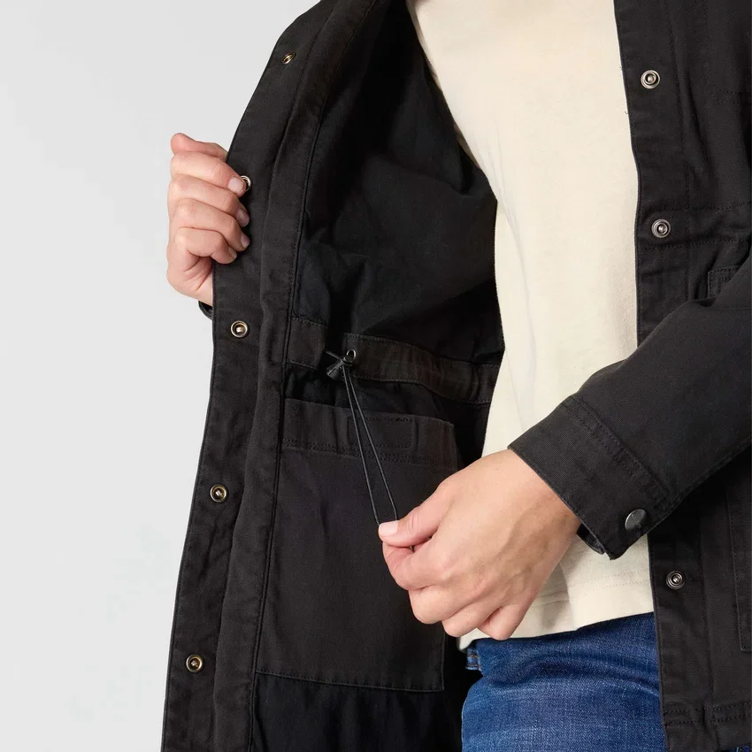 Casaco de lona respirável Tencel™ para mulher