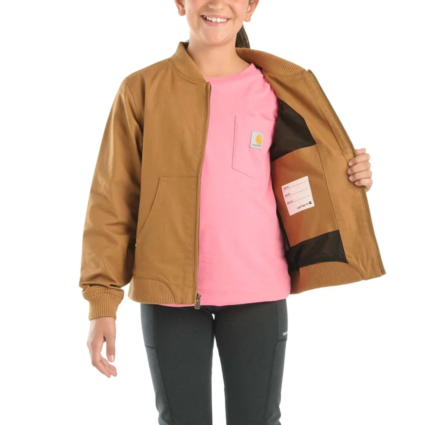 Casaco de lona Rugged Flex® de manguitos longos para meninas (Criança/Juvenil)