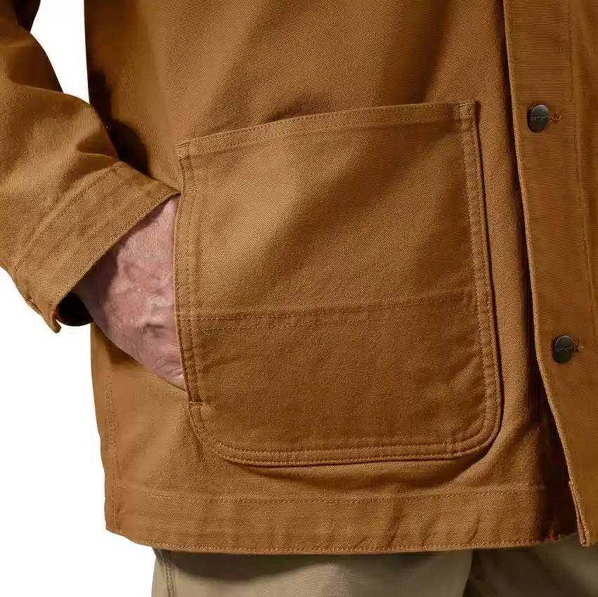 Casaco de trabalho masculino Rugged Flex, de corte largo, em algodão duck elástico