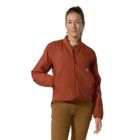 Casaco feminino Rockford leve, com forro de sherpa, isolante e resistente à água - Casaco Rain Defender