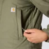 Casaco feminino Rockford leve, com forro de sherpa, isolante e resistente à água - Casaco Rain Defender