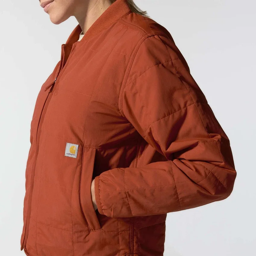 Casaco feminino Rockford leve, com forro de sherpa, isolante e resistente à água - Casaco Rain Defender