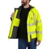 Casaco impermeável isolante Sherwood de alta visibilidade Classe 3 para homem: Casaco Rain Defender