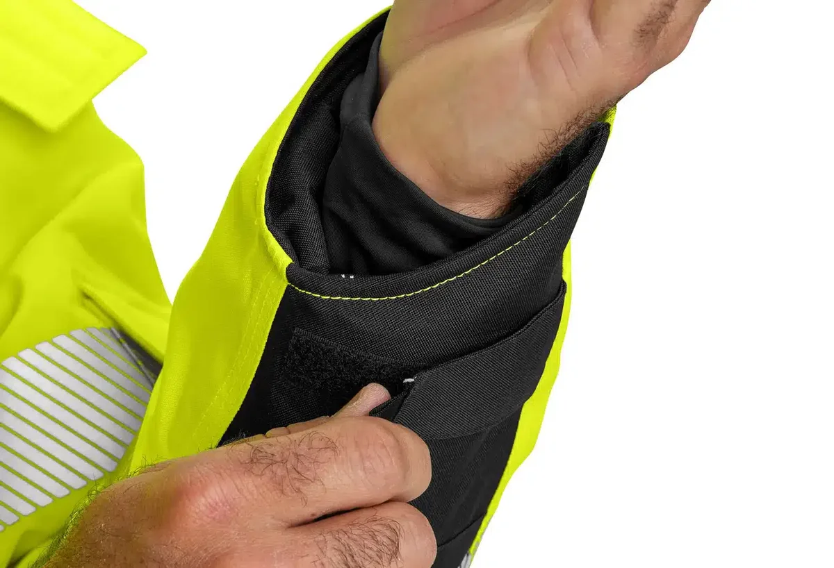 Casaco impermeável isolante Sherwood de alta visibilidade Classe 3 para homem: Casaco Rain Defender