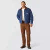 Chore Coat em ganga da série Crafted para homem, com forro em sherpa