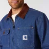 Chore Coat em ganga da série Crafted para homem, com forro em sherpa