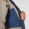 Chore Coat em ganga da série Crafted para homem, com forro em sherpa