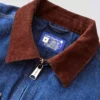 Chore Coat em ganga da série Crafted para homem, com forro em sherpa