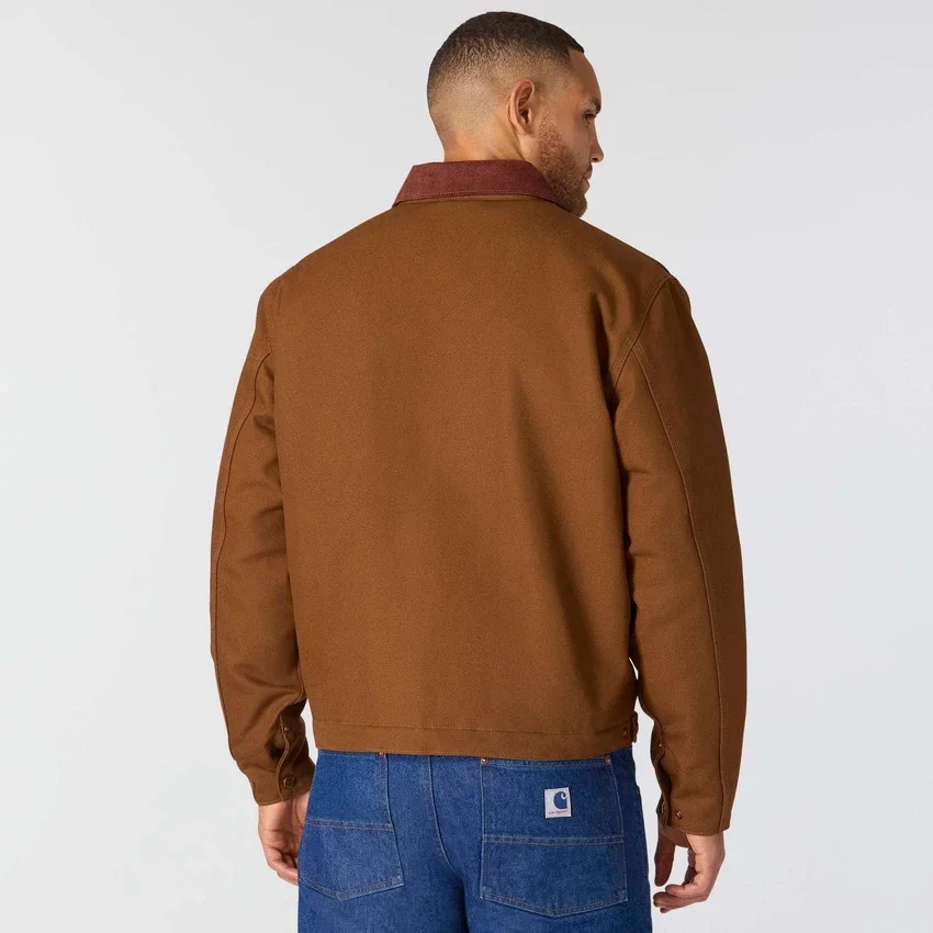 Chore Coat para homem da série Crafted, em tecido de algodão e forro de sherpa