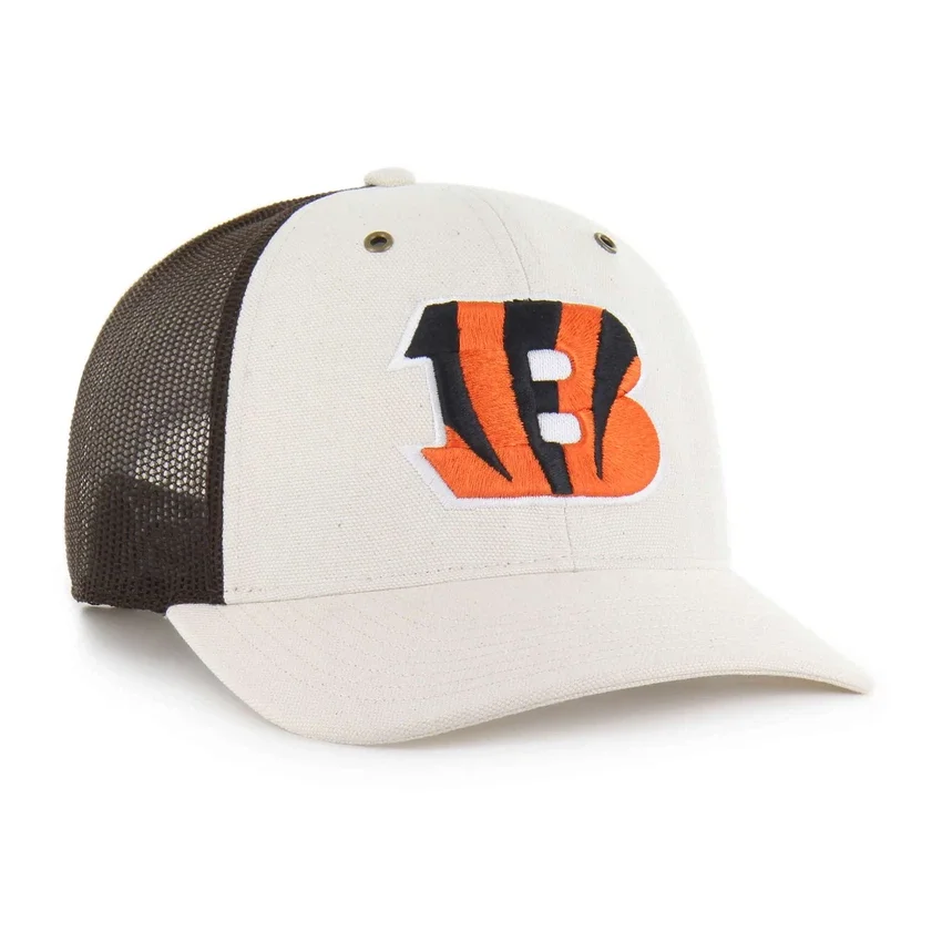 Cincinnati Bengals '47 Boné Trucker sem tingir, corte descontraído
