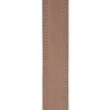 Cinto de couro com costura tripla