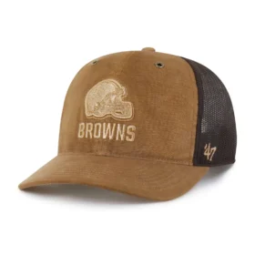 Cleveland Browns '47 Trucker Tingido, Corte Descontraído