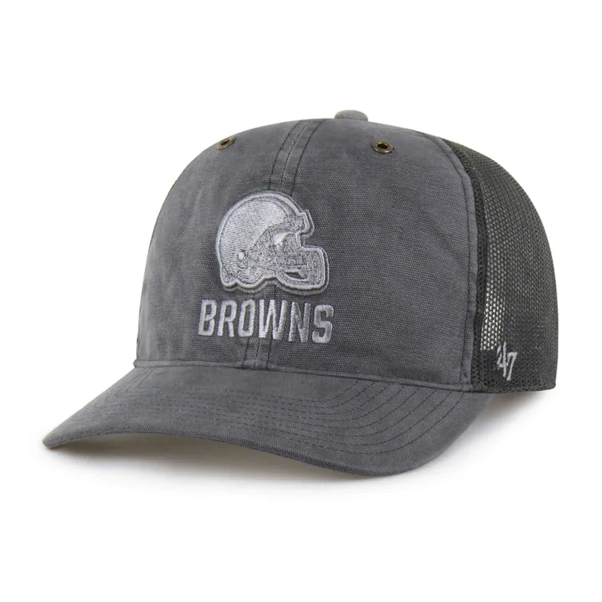 Cleveland Browns '47 Trucker Tingido, Corte Descontraído
