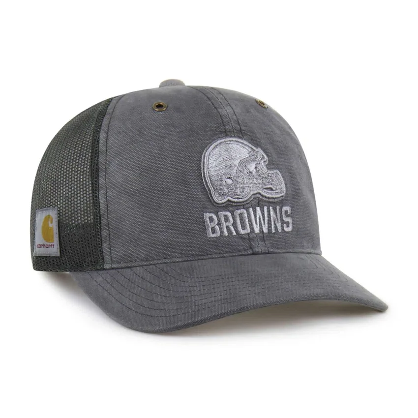 Cleveland Browns '47 Trucker Tingido, Corte Descontraído