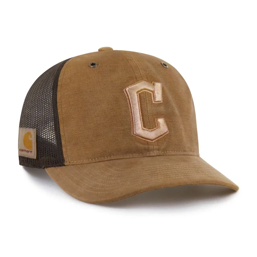 Cleveland Guardians '47 Boné Trucker Tingido, Corte Descontraído