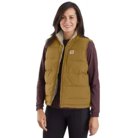 Colete acolchoado reversível, isolado e resistente à água para mulher Montana - Colete Rain Defender