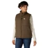 Colete acolchoado reversível, isolado e resistente à água para mulher Montana - Colete Rain Defender