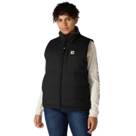 Colete acolchoado reversível, isolado e resistente à água para mulher Montana - Colete Rain Defender