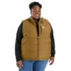 Colete acolchoado reversível, isolado e resistente à água para mulher Montana - Colete Rain Defender