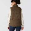 Colete acolchoado reversível, isolado e resistente à água para mulher Montana - Colete Rain Defender