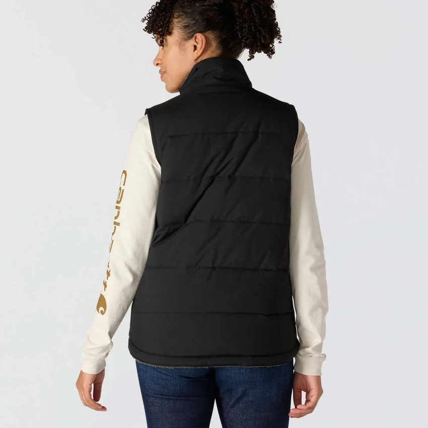 Colete acolchoado reversível, isolado e resistente à água para mulher Montana - Colete Rain Defender