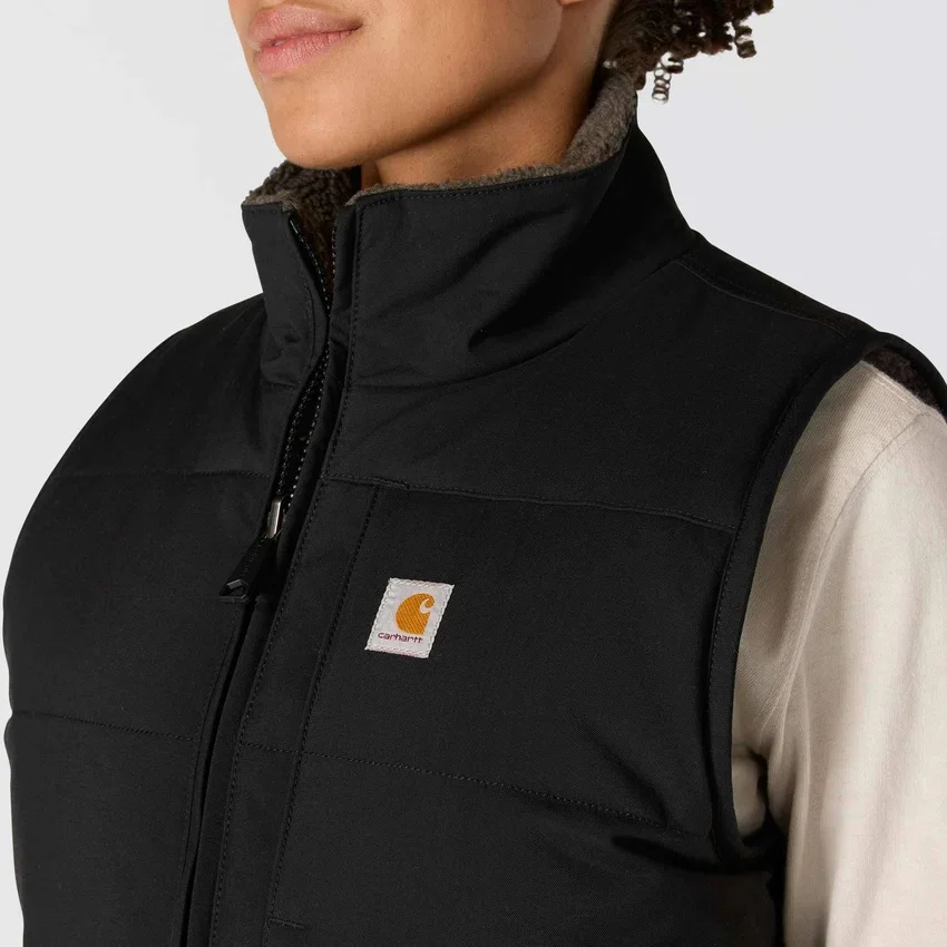 Colete acolchoado reversível, isolado e resistente à água para mulher Montana - Colete Rain Defender